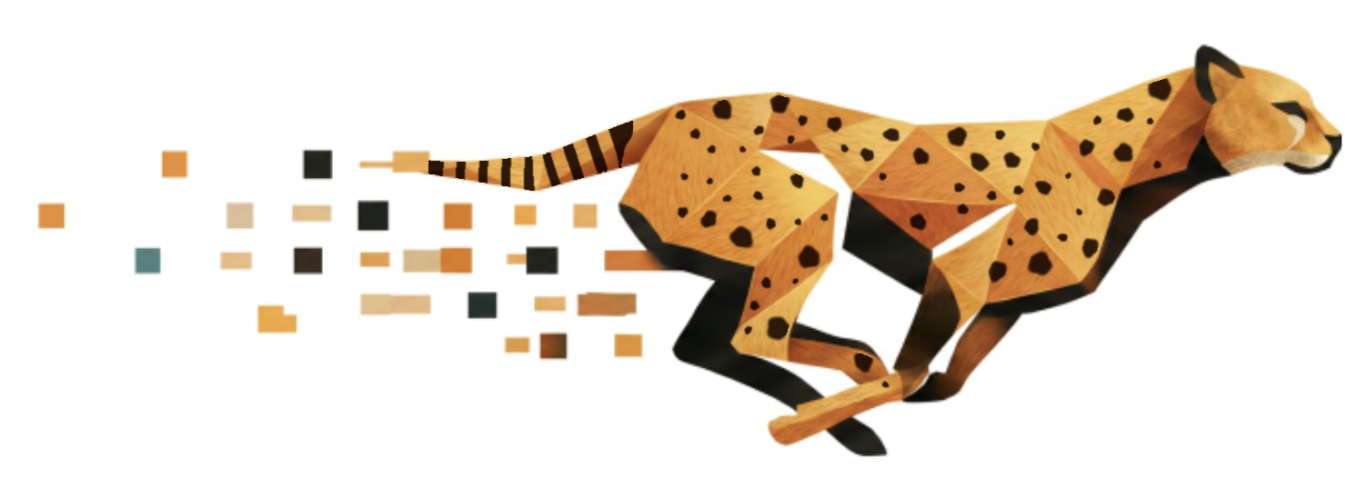 The Cheetah Smart running mascot